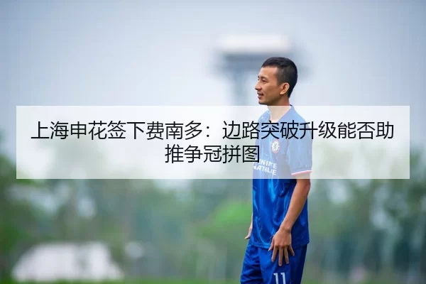 上海申花签下费南多：边路突破升级能否助推争冠拼图